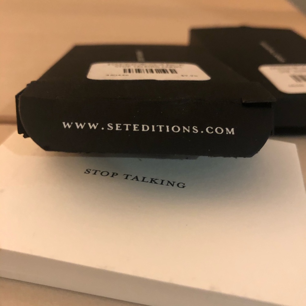STOP TALKING “business cards” (box of 25) - Picture 3 of 5